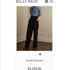 Billy Reid Suede Sample Trousers